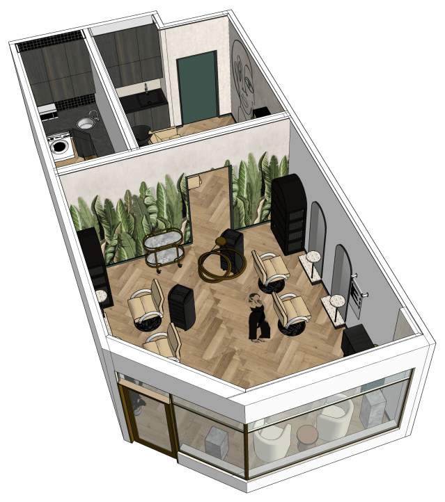 Small Salon Layouts Home