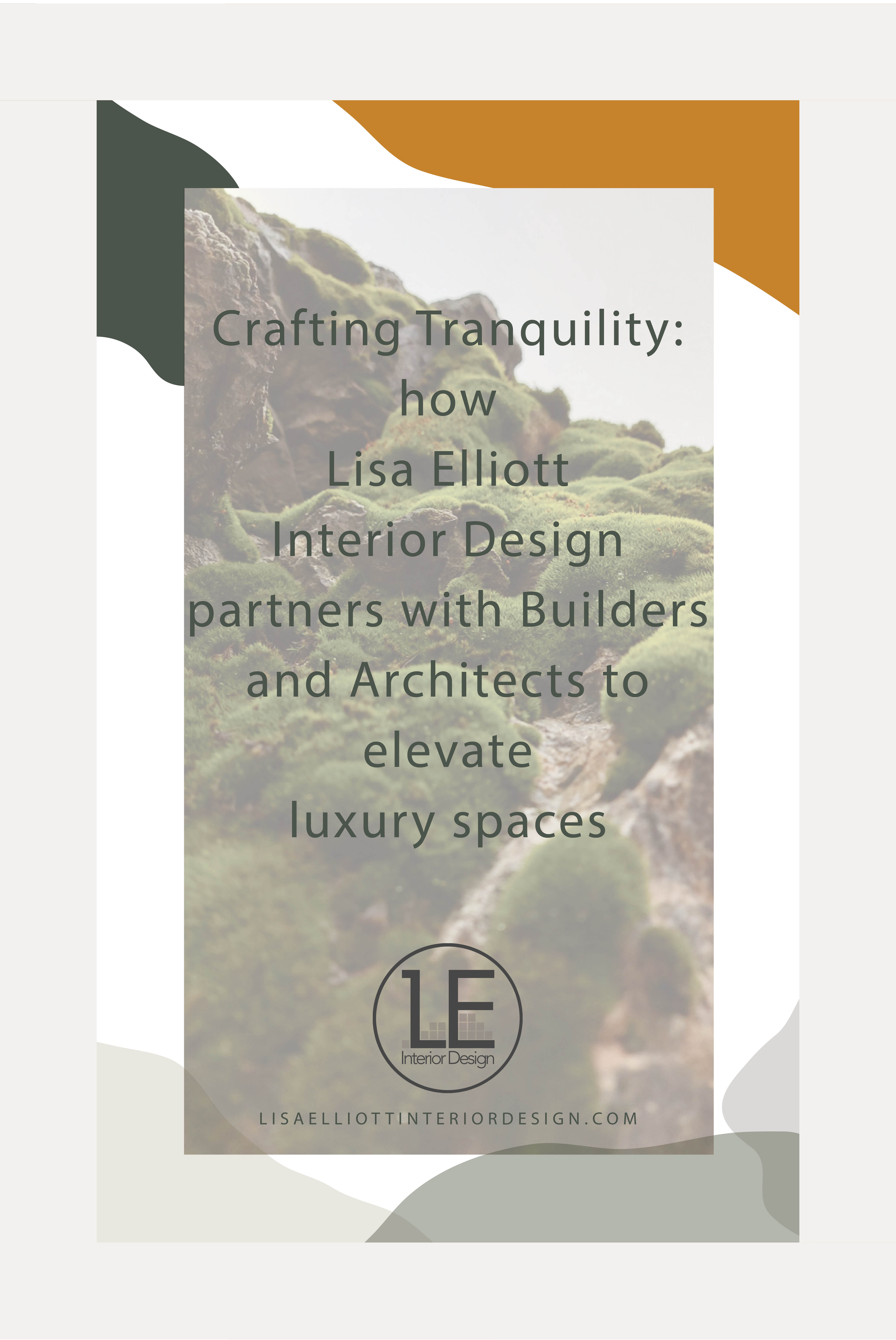 An image of a moss painting representing the nature-inspired, luxury wellness design at the Aurora Wellness Centre by Lisa Elliott Interior Design.